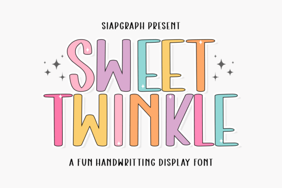 Light Up Your Designs with Sweet Twinkle: A Vibrant Display Font
