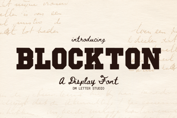 Meet Blockton: Bold Typography for Modern Design