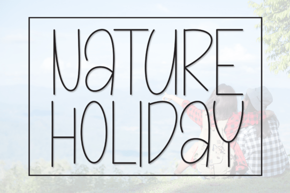 Nature Holiday Font: Whimsy for Modern Design