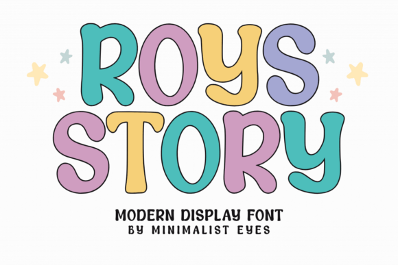 Roys Story: A Playful Font for Vibrant Design
