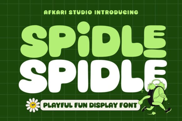 Spidle: The Playful Display Font for Modern Creatives